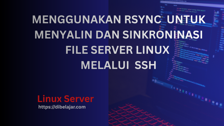 perintah rsync melalui SSH dan menggunakan custom port