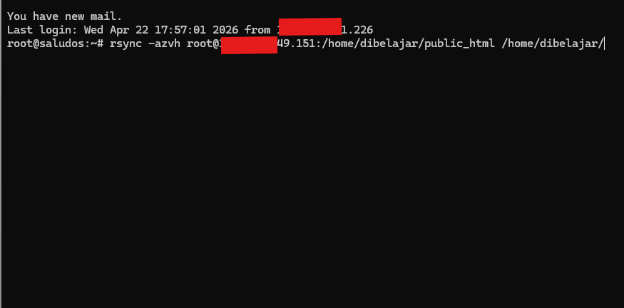 rsync over ssh remote to local